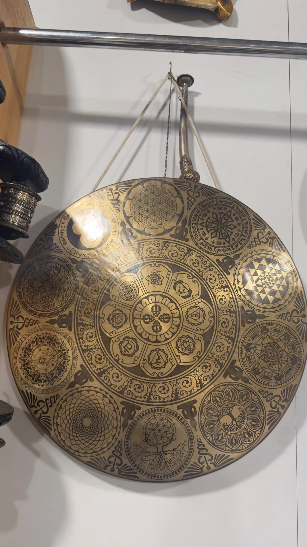 Engraved Hanging Gong